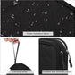 FYY Electronic Organizer, Travel Cable Organizer Bag Pouch Electronic Accessories Carry Case Portable Waterproof Double Layers All-in-One Storage Bag for Cable, Cord, Charger, Phone,-Pattern Black(M)