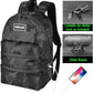 Backpack Bag With TSA Lock & Key-Smell Proof-Water Resistant Laptop Daypack Travel bags for Men & Women Travel (Camouflage Black)