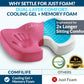 ComfiLife Premium Gel & Memory Foam Seat Cushion – Doctor Recommended Office Chair Cushion, Car Seat Cushion – Chair Cushions for Back & Sciatica Pain Relief – Seat Cushions for Office & Desk (Pink)