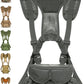 Binocular Harness Chest Pack - Lightweight Hunting Chest Rig with Rangefinder Pouch, MOLLE System Bino Harness for Bow Hunting, Tactical Chest Pack for Men, Veteran Owned Gear, Gray