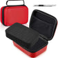 EVA Hard Case with Customizable Foam Protective EVA Carrying Case Shockproof Outdoor for Camera, Digital Products, Electronic Instruments with Knife(Red,11 x 7.8 x 4.3 Inch)