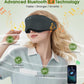 LC-dolida Bamboo Cotton Bluetooth Sleep Mask, 2 in 1 3D Soft Sleep Mask with Sleep Headphones, Sleep Eye Mask with Timming Setting, Blackout Sleeping Mask for Side Sleepers, Women Men, Grey