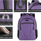 BIKROD Backpack for Men Women, Backpacks for School Teen Boys, Business Anti Theft Slim Sturdy Back Pack, Adult Computer Bag Gift 15.6 IN Laptop, Purple