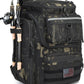 HAMBOLY Fishing Backpack with Rod Holders, 40L Tackle Box Backpack for Fishing Gear, Waterproof Fishing Bag for Men