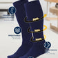 Pembrook Light Compression Socks for Men - 3 Pairs | 8-15 mmhg Compression Dress Socks for Men | Support Socks for Men
