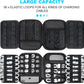 Lacdo Cord Organizer Travel, Cable Organizer Bag Case, Portable Electronics Organizer Travel Case, 6 Layer Large Capacity Charging Cords Storage organizer for Cables, SD Card, Travel Essentials, Black