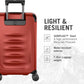 Victorinox Spectra 3.0 Frequent Flyer Plus Carry-On - Modern Hardside Carry-On Luggage - Rolling Suitcase with Spinner Wheels - Holds Travel Accessories - 45 Liters, Red