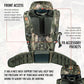 Hunting Pack for Men – Expandable Frame Backpack 40L, Water Resistant, with Meat Hauler, Rifle Holder & Shotgun Rest