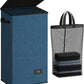 SOLEDI Laundry Hamper with Lid 100L Large & Tall Collapsible Laundry Baskets, Clothes Hamper with Bag Removable Easy to Carry, Dirty Hampers for Bedroom, Bathroom, Dorm, College, Blue