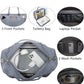 Weekender Travel Duffle Bag for Women - Carry on Bag with Shoe Compartment Overnight Bags with Toiletry Bag Wet Pocket Weekend Traveling Yoga Gym Hospital Bags for Labor and Delivery Grey