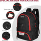 LARIPOP Soccer Backpack Soccer Bag with Ball Holder & Shoe Compartment Youth Sports Equipment Training Bag