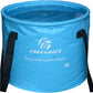 Premium Collapsible Bucket by Freegrace - Compact Portable Folding Water Container - Lightweight & Durable - Includes Handy Tool Mesh Pocket