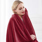 Surii Home Luxury Microfiber Flannel Blanket, Super Soft, Warm, Cozy, Fluffy, and Breathable, Perfect Throws for Bed, Couch, Sofa, for All Season Use. 350GSM Queen Size 90x90 Inches(Burgundy)