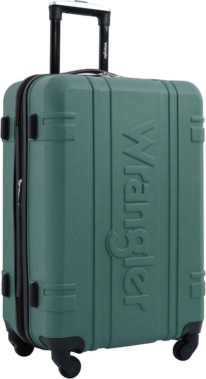 Wrangler 3 Piece Astral Travel Luggage Set, Sage Brush