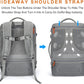 Carry on Travel Backpacks, Extra Large 40L Flight Approved Bag for Men & Women,Expandable Suitcase Backpack With 4 Packing Cubes,Water Resistant Luggage Daypack Business Weekender Bag,Grey