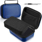 EVA Hard Case with Customizable Foam Protective EVA Carrying Case Shockproof Outdoor for Camera, Digital Products, Electronic Instruments with Knife(Blue,11 x 7.8 x 4.3 Inch)