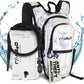Rave Hydration Backpack – Anti-Theft Festival Hydration Pack with 1.5L Leakproof TPU Bladder – Slim, Insulated Water Pack with Secret Pockets & Breathable Back – for Raves, Music Festivals, EDC