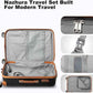 Nazhura Luggage Set, 3-Piece Hardside Suitcase Set, 20-inch Carry On, 24-inch, 28-inch Luggage