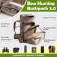 Bow Hunting Backpack 3.0 for Men, Saddle Camo backpack with Bow Holder, Compound Bow Hunting Bag for Saddle Hunting Deer and Elk