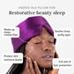 DROWSY Silk Sleep Mask. Face-Hugging, Padded Silk Cocoon for Luxury Sleep in Total Darkness. (Purple Martini)
