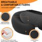 Travel Pillow - Hooded Neck Pillow Airplane Memory Foam Filling for Plane, Office, Cars Sleeping, Road Trip, Long Flights, Portable Plane Accessories, Includes Eye Mask & Earplugs (Black)