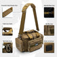 Goture Fishing Tackle Bag with 4 Tackle Boxes, Soft Side 600D Water-Resistant Cross Body Sling Fishing Bag, Small Saltwater Gear Storage Tactical Bags, Gifts for Men/Women (15.75"x9.45"x8.27")