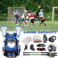 LARIPOP Lacrosse Bag Extra Large Backpack with Stick Holders & Helmet Compartment for Men Women Youth