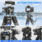 71" Carbon Fiber Travel Tripod with 360° Ball Head Set, 4 Leg Sections Lightweight Tripod with Center Column for DSLR Camera, Quick Release Plate, Max Load 15kg/33.07lb