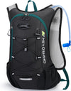 Lightweight Hydration Backpack, Running Backpack with 2L Water Bladder, Hydro Water Daypack for Cycling Hiking Rave for Men Women