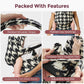 Momcozy Baby Carrier - Ergonomic, Cozy and Lightweight Carrier for 3-24 Months, Effortless to Put On, Ideal for Hands-Free Parenting, Enhanced Lumbar Support, Houndstooth