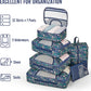 Veken 8 Set Packing Cubes for Travel Essentials, Suitcase Organizer Bags in 4 Sizes, Carry-On Luggage Accessories with Large Laundry & Hanging Toiletry Bag, Must-Have for Airplane, Road Trip & Camping - Roamly