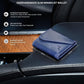 Leather RFID Wallet for Men, Slim Leather Mens Wallet, Handcraft Men's Wallets, Card Cases & Money Organizers, Magnetic Closure Sleek RFID Blocking Thin Mens Wallets with 9-12 Card Slots & Gift Box - Roamly