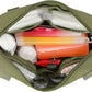 Tactical Molle Admin Pouch Utility Laser Cut EDC Tool Pouch Bag Horizontal Modular Pouches Include US Flag Patch and Keychain