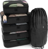 Shacke 6 Set Packing Cubes for Travel - Compression Packing Bags/Travel Organizer - Luggage Organizer Bags for Traveling - Travel Essentials for Women - Cruise Must Haves Packing List