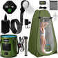 Portable Camping Shower, 6000mAh Rechargeable Shower Pump, Large Capacity Foldable Bucket, 6' 7" Filtered Shower Head, Summer Beach, Outdoor Camp Showering, Hiking, Pet Bath, RV Car Wash, Water Plant