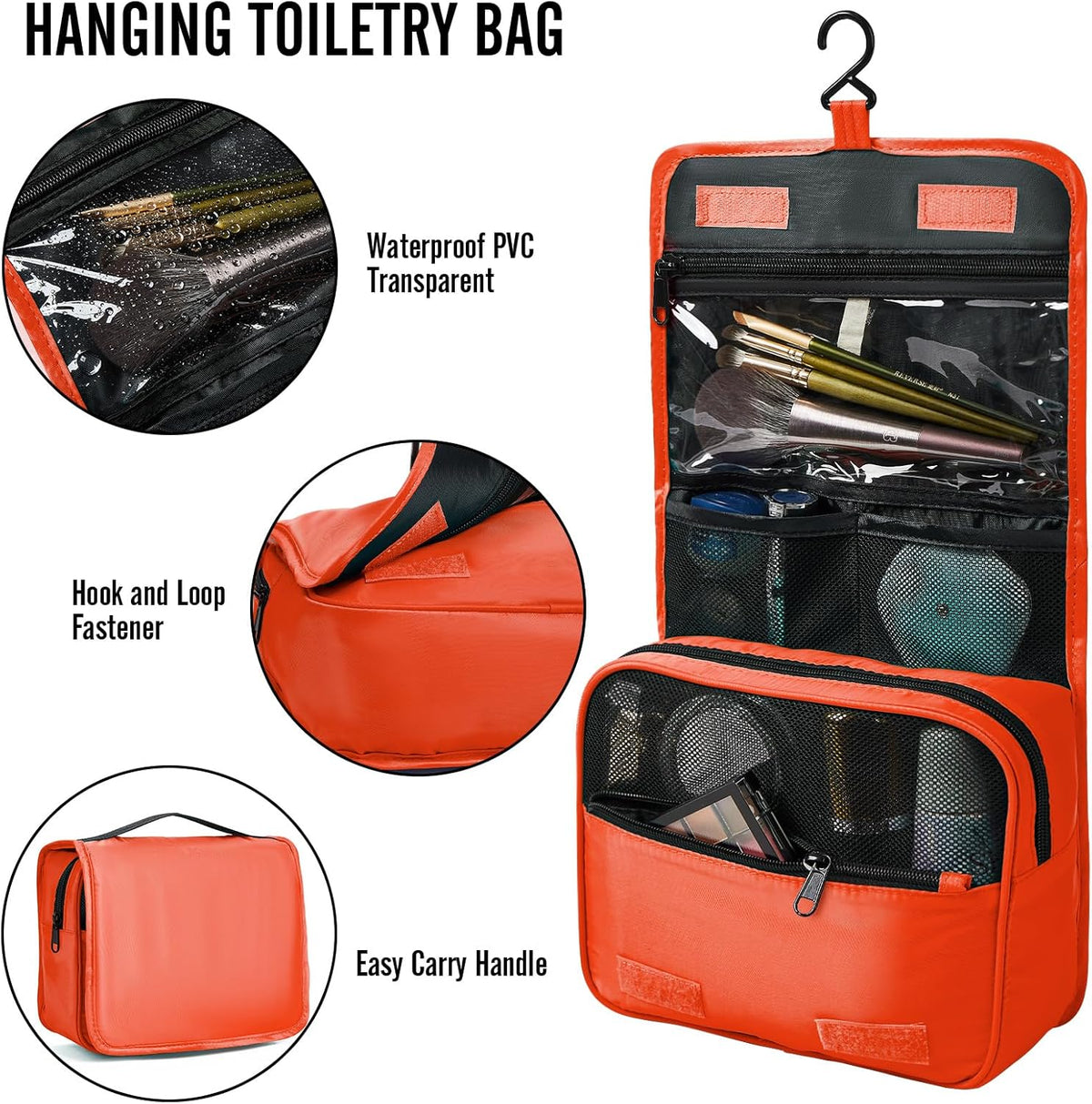 Veken 8 Set Packing Cubes for Travel Essentials, Suitcase Organizer Bags in 4 Sizes, Carry-On Luggage Accessories with Large Laundry & Hanging Toiletry Bag, Must-Have for Airplane, Road Trip & Camping - Roamly