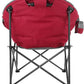 ARROWHEAD OUTDOOR Oversized Heavy-Duty Club Folding Camping Chair with Pocket, Cup Holder, Portable, Padded, Moon, Round, Saucer, Supports 330lbs, Carrying Bag