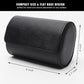 Longjet Watch Roll Travel Case for Men Portable Watches Organizer Box with Removable Velvet Pillow Holder (2 Slot Black Cross)