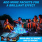 25 Pack Colorful Flames Color Fire Packets Fire Pit for Campfire,Fire Color Packets Camping Accessories for Kids & Adults,Outdoor Fire Changing Flame Powder. (25 Packets)