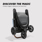 Baby Jogger City Mini GT2 Single Stroller Eco-Friendly Series Slate Fog Four-Way Use with Infant Car Seat Adapters Included