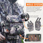 Binocular Harness Chest Pack, Bino Harness Bag with Rangefinder Pouch & Rain Cover, Molle System Multifunction Hunting Pack