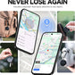 MiLi MiTag Bluetooth Tracker for Android, Google Certified Key Finder/Luggage Tracker/Item Locator, Smart Tracking Tag for Google Find My Device (Find Hub) App, 1 Pack