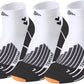 Compression Sport Running Socks: Athletic Socks for Men Women with Cushion,3 Pairs Work Hiking Basketball Ankle Socks