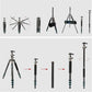 BONFOTO Portable Aluminum Alloy B674A Lightweight Camera Travel Tripod Monopod with Ball Head for DSLR (Bronze Grey)
