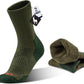 Alpaca Wool Hunting Socks 2 pairs for Men Women, Thermal Warm Compression Thick Winter Cushioned Hiking Boot Moisture Wicking