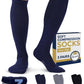 Pembrook Light Compression Socks for Men - 3 Pairs | 8-15 mmhg Compression Dress Socks for Men | Support Socks for Men