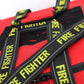 Lightning X Products Premium XL Step-In Turnout Gear Bag With Shoulder Strap & Front Pockets - Red