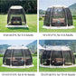 Alvantor Pop Up Screen House Gazebo with Mosquito Netting, Instant UV Resistant Sun Shelter for Patio & Backyard, Portable Canopy Tent for 2-10 Person