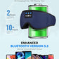 MUSICOZY Sleep Headphones Bluetooth Sleep Eye Mask for Sleeping, Headband Wireless Headphones Sleeping Masks, Sleep Earbuds for Side Sleepers Men Women with Speakers Cool Tech Gadgets(Blue)