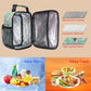 Hap Tim Insulated Lunch Bag Women, Reusable Lunch Box for Women & Men, Adluts Lunchbox for Office Work, Portable Lunchbag, Green Floral（18654-GF）